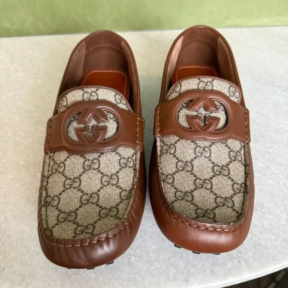 Gucci Men's Driver Shoe Interlocking G 730148 Gucci Uk 8 - Picture 5 of 12